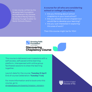 Discovering Chaplaincy course flyer.png