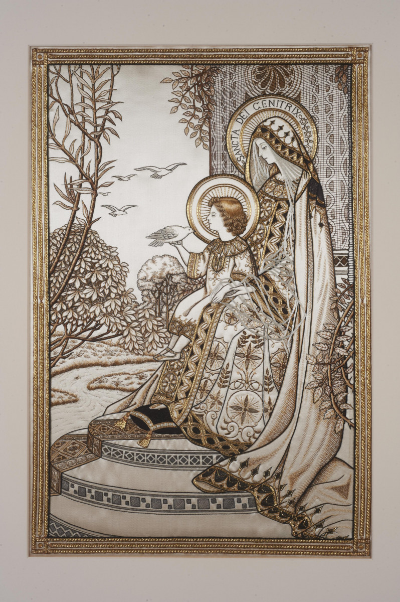 One of the 12 panels of The Litany of Loreto 